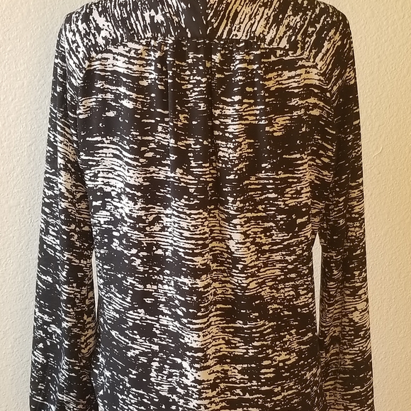 Exhilaration quarter zip graphic long sleeve shirt - Picture 6 of 7